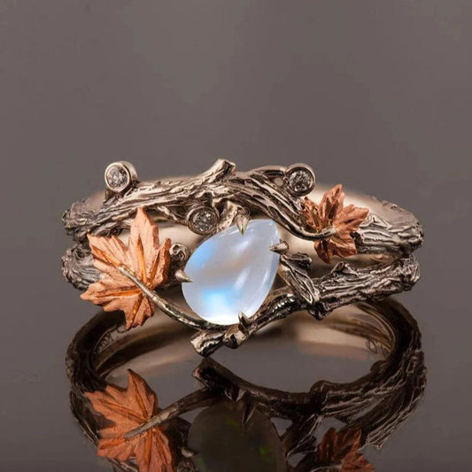 Adjustable Fallen Leaf Ring