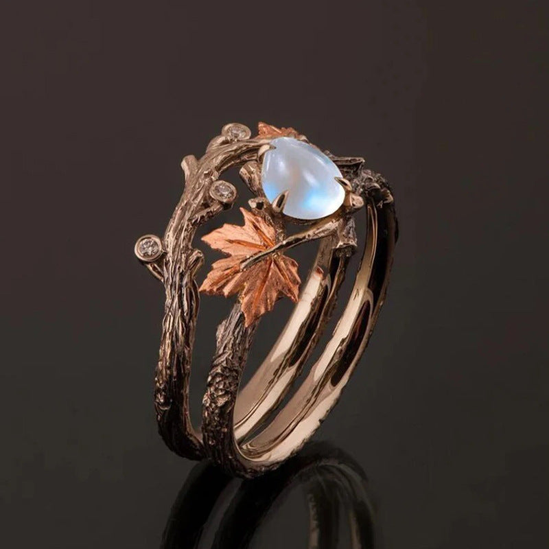 Adjustable Fallen Leaf Ring